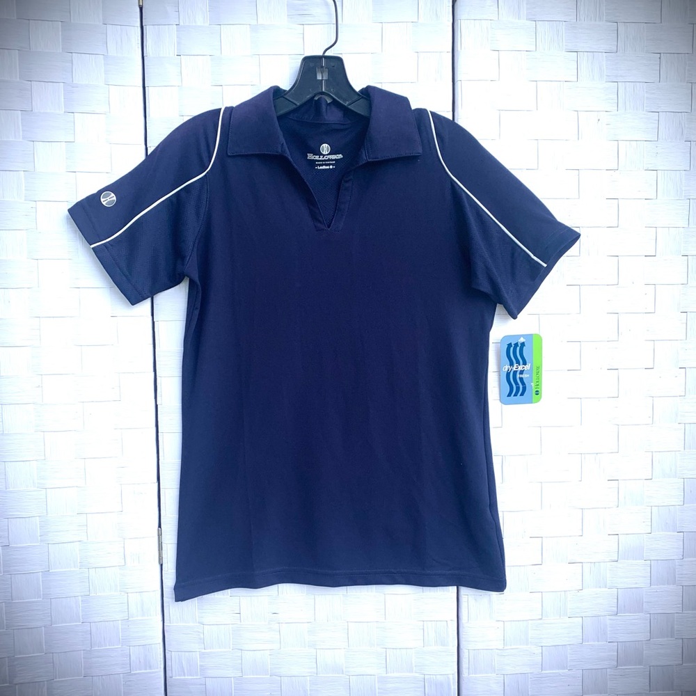 HOLLOWAY LADIES NAVY SMALL POLO